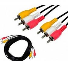 Кабели, шлейфы, переходники Кабель 5bites AC3R-020M AUDIO / 3*RCA / M-M / STEREO / 2M