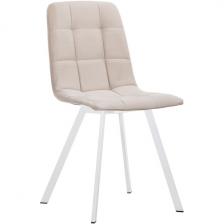 Стул Leset Скай Профиль (металл Белый/велюр ULTRA SAND Песок) 2500000099069