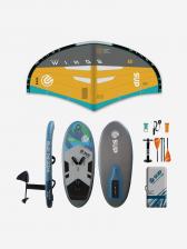 Надувной Фоилборд E-SUP FOILBOARD 196*75*15 см с парусом, Голубой