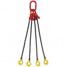 Цепной четырехветвевой строп ТРАСТ 4СЦ 6,7 т, 6000 мм (укоротители) 8 класс 4687203238797