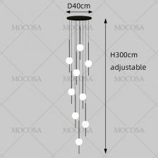 Подвесной светильник MOCOSA для гостиной 6 ламп