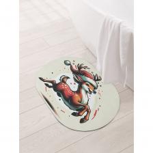 Коврик для ванной и туалета - это современный аксессуар для дома и отличное приобретение для создания домашнего уюта в интерьере вашей ванной комнаты. Универсальный мягкий коврик для ванны противоскользящий на пол размером 58x38 см. Половик для ванной, душевой и туалета выполнен из мягкого и приятного верхнего слоя на основании 100% полиэстера. Нижний слой: прорезиненная основа с противоскользящим покрытием. Овальный коврик для ванны и душа безворсовый на пол защитит вас от скольжения и предотвратит падение. Ковер впитывающий и при этом быстросохнущий, не теряет своих свойств при длительном контакте с влагой.Универсальное изделие подходит для использования в бассейне, сауне, коврик для туалета в туалетной зоне, под унитаз, дорожка в ванную, коврик для кухни и спальне в качестве прикроватного коврика и как коврик для детей.В комплект к коврику для ног резиновому можете подобрать шторку для ванной под брендом JoyArty.При распаковке маленького коврика на пол в ванную может присутствовать незначительный запах, связанный с производственными особенностями. Яркость рисунка может отличаться от изображения на сайте. Допустимо отклонение в размерах +- 2 см.