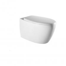 Подвесной безободковый унитаз Art&Max IMOLA с сиденьем в комплекте AM217CHR/SC