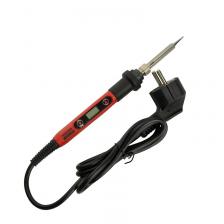 Паяльник с регулировкой температуры цифровой до500С с керам.нагревателем,60Вт,долговечное жало,230В, STEKKER PLE702-60, цена за 1 шт.