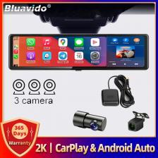 Видеорегистратор UHD, 11,26 дюйма, 3 канала, GPS, Apple Carplay и Android