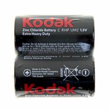 Батарейка солевая Kodak Extra Heavy Duty, С, R14-2S, 1.5 В, спайка, 2 шт.