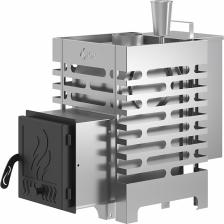 Дровяная печь 10 кВт ASTON 12 INOX Аква