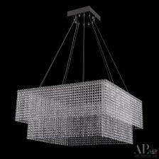 Подвесная люстра хрусталь светодиодная APL LED Sicilia SH04.71.C.Ni.4000