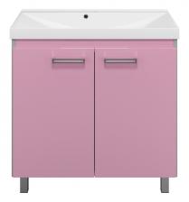 Тумба под раковину напольная Misty Джулия Qvatro 90 Л-Джк01090-1210Пр розовая