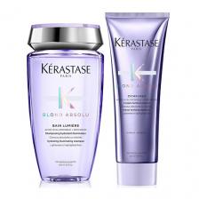 Набор для ухода за волосами KERASTASE Увлажняющий набор для ухода за осветленными волосами Blond Absolu Bain Lumiere