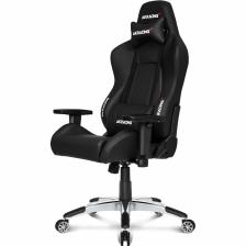 Игровое кресло AKRacing PREMIUM Black, экокожа, цвет черный