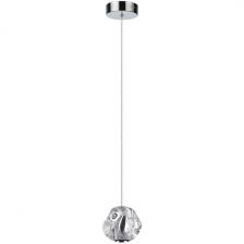 Подвесной светильник Odeon Light Jemstone 5084/5L хром/прозрачный/металл/акрил LED 5W 4000K 250Лм в форме шара