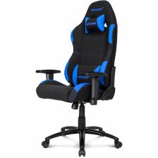 Игровое кресло AKRacing K7012 Black/Blue, ткань, цвет черный/синий