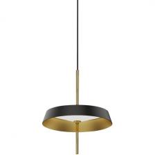 Подвесной светильник в виде летающей тарелки светодиодный Delight Collection MD18001061 MD18001061-1A black/gold DeLight Collection
