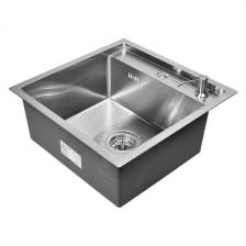 Мойка кухонная нержавеющая сталь, 50х50 см, с дозатором (WS35050/WGER013/W405A)
