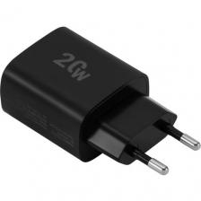 Сетевое зарядное устройство Digma DGW2C, USB-C, 20Вт, 3A, черный [dgw2c0f010bk]