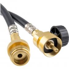 Шланг, подводка для газовых систем длиной 1,5 метра, идеально подходит для создания надежных соединений в газовых системах. Изготовленный из высокотехнологичного поливинилхлорида, этот шланг гарантирует высокую прочность и долговечность, что делает его отличным выбором для безопасной эксплуатации. Он предназначен для использования в различных газовых системах и способен выдерживать существенные нагрузки. Подводка для газа с присоединением к горелке CGA 600 обеспечивает надежное соединение и отличную герметичность, что особенно важно для предотвращения утечек. Гибкость шланга позволяет легко монтировать его в различных условиях и труднодоступных местах, упрощая процесс установки и последующего использования. Этот шланг для газа ПВХ отличается стойкостью к различным внешним воздействиям, что позволяет использовать его в самых разнообразных условиях. Присоединение к горелке: CGA600 Регулировка подачи газа Длина шланга: 1,5м Крючок в комплекте