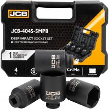 Набор JCB торцевых 6-гранных глубоких ударных головок — это надежный инструмент, необходимый для решения сложных задач в условиях ограниченного доступа. Этот комплект из 4 предметов идеально подходит для работы с ударными гайковертами, обеспечивая максимальную передачу ударной энергии и долговечность. Высокая прочность: Головки изготовлены из прочного хромомолибденового сплава (CR-Mo), что обеспечивает их износостойкость и долговечность даже при интенсивной эксплуатации. Устойчивость к нагрузкам: Эти головки легко выдерживают значительные удары и нагрузки, что делает их незаменимыми при работе с тяжелыми болтами и гайками. Удобство в труднодоступных местах: Специально разработанные для работы внутри механизмов, головки позволяют легко добраться до крепежа в ограниченных пространствах. Универсальность: Набор подходит как для профессиональных механиков, так и для домашних мастеров, обеспечивая высокую эффективность в различных сферах. Применение Этот набор идеально подходит для: Автомобильного ремонта Строительства Промышленных процессов