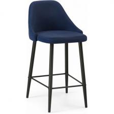 Барный стул Woodville Джама темно-синий / черный матовый 448666