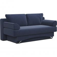 Диван-кровать Евро 130 велюр Ультра миднайт - это современное и функциональное решение для вашей гостиной. Особенностью дивана является обивка из велюра. Этот материал обладает высокими потребительскими и эксплуатационными свойствами: супермягкость, износоустойчивость, простой уход, гипоаллергенность, не токсичность и дышащая ткань. Плотность ткани составляет 280 г/кв.м, а показатель устойчивости к истиранию - более 60 000 циклов. Диван имеет габариты 190 см в ширину, 87 см в глубину и 69 см в высоту. Спальное место составляет 190 х 130 см, а высота сиденья - 48 см. Каркас дивана выполнен из мебельной древесины, мебельной фанеры, бруса и ЛДСП. Механизм трансформации "Еврокнижка" позволяет быстро и легко превратить диван в просторное спальное место. Наполнение дивана включает пружинный блок, войлок, ватин, ППУ и спанбонд. Диван оснащен вместительным ящиком для белья, что делает его еще более функциональным. Съемные подушки и без подлокотников добавляют комфорта при использовании. Диван-кровать Евро 130 велюр Ультра миднайт прекрасно сочетается с классическим и современным интерьерами. Он станет отличным дополнением к вашему дому и подарит вам комфортный отдых.