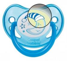 Канпол Пустышка силикон. ортодонт. 6-18мес. Ночные мечты (22/501)
