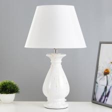 Настольная лампа «Фиона» Е27 40 Вт белый 30x30x49 см RISALUX