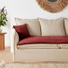 Матрас сиденья из велюра Velvet 60 x 180 см красный