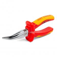 Изогнутые диэлектрические длинногубцы КВТ Профи 160 мм 79220