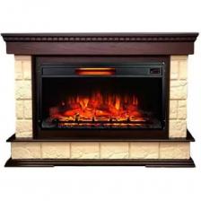 Портал Родос изготовлен из натурального МДФ. Электрокамин Foton36, потрясающий эффект пламени. Муляж дров, выполненный по слепку настоящих дров, расположенный за прямым стеклом. Регулировка яркости пламени и дров (3 режима). «АВТО-режим» - возгорание и затухание в автоматическом режиме. Новый кварцевый обогреватель с функцией «климат-контроль» спрятан в верхней части очага, обеспечивает обогрев в холодную погоду, а что самое главное – не сжигает кислород в помещении. Обогрев: 3 кварцевые трубки в нержавеющем коробе.