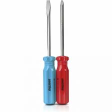 Набор отверток 2 шт, крестовые и шлицевые, PH2x100, SL6x100, CR-V, Smartbuy One Tools/60, цена за 1 шт