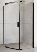Душевой уголок Royal Bath TR 85х120 профиль черный стекло прозрачное