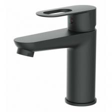 Смеситель Hansen H10018-C, для раковины, латунь, рычажный, черный