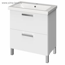 Тумба под раковину Cersanit MELAR 70, для COMO/CITY 70, цвет белый