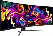 MSI Монитор 49" MPG 491CQPX QD-OLED черный QD OLED LED 0.03ms 32:9 HDMI матовая HAS Piv 1000:1 250cd 178гр/178гр 5120x1440 240Hz DP DQ USB 10.3кг [9S6-3FA84T-022]