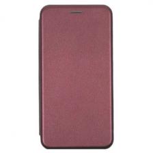 Чехол-книжка для Realme 11 4G Бордовый (боковая)