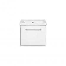 Тумба под раковину AQUATON «Мерида 60 new»Лаконичная, практичная и умная — подвесная тумба AQUATON «Мерида 60 new» создана, чтобы сделать вашу ванную аккуратной и удобной. Она объединяет светлую белоснежную эстетику и продуманную функциональность, которая приносит комфорт каждый день.Что делает её особеннойПодвесная конструкция: тумбу можно разместить на любой удобной высоте — освобождает пространство внизу, визуально увеличивает комнату и облегчает уборку.Двухуровневое хранение: большой выдвижной ящик для габаритных предметов и скрытый внутренний ящик за фасадом для мелочей — всё аккуратно и под рукой.Надёжные материалы: фасад из МДФ в белоснежной покраске и корпус из влагостойкой ЛДСП того же оттенка — поверхности легко очищаются и долго сохраняют опрятный вид.Плавное закрывание: система soft-close защищает ящики от резких ударов и продлевает срок службы мебели.Кому подойдёт и где выгоднаТумба идеально подойдёт для небольших ванных, где важна экономия места и чистый вид, а также для просторных интерьеров, где хочется поддерживать порядок у раковины. Подвесной дизайн особенно удобен в домах с частой влажной уборкой и там, где важно быстро приводить пол в чистый вид.AQUATON «Мерида 60 new» — простое решение для аккуратной ванной: стильная, функциональная и надёжная мебель, которая делает повседневные ритуалы приятнее.