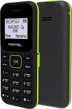 Кнопочный телефон Мобильный телефон Fontel FP100 Black/Green
