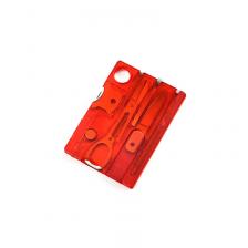 Многофункциональная карта инструментов Швейцарская карта инструментов Офисный инструмент Открывалка для писем Отвертка Набор уличных инструментов из 9 предметов