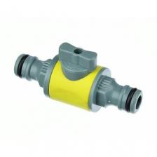 Соединитель штуцерный с вентилем, 8.5x4x3см, пластик INBLOOM 169-014