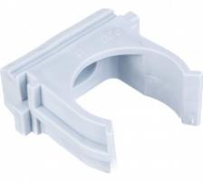 Держатель-клипса для гофры с защелкой D=20 Белый