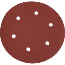 Лист шлифовальный к машине шлифовальной для стен и потолков Лист шлифовальный 6 отверстий, 225 мм, Р150, 5 шт к машине шлифовальной для стен и потолков REDVERG 6688566