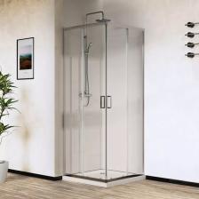 Душевой уголок Vincea City VSS-5CT8010CL 100х80 см, профиль хром, стекло прозрачное