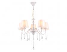 Подвесная люстра с абажуром и хрусталем Ambrella Light Modern TRADITIONAL
