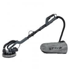 Машина шлифовальная Ставр SWS 800-225LK 4610264003868, для стен и потолков, штанга телескоп. 800Вт (12 полотен, мешок 20л, оснастка, кейс)