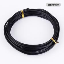 Алюминиевая проволока для бонсай, черный, шесть размеров