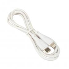 CABLEXPERT/GEMBIRD Cablexpert Кабель USB2.0 Lightning/Type-C, 2.1А, 20Вт, PD, медь, Mobile1, 1м, белый, коробка () [CCB-USB2-CMAPO1-1MW]