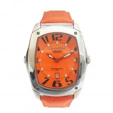 Часы Chronotech LeatherWatch, оранжевый