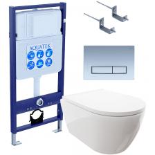Комплект унитаза с инсталляцией Aquatek