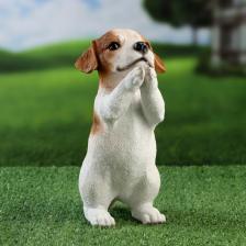 Фигурка полистоун «Попрошайка песик», 10x16x22 см