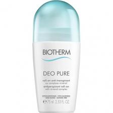 Дезодорант-ролик BIOTHERM Шариковый дезодорант-антиперспирант с минеральным комплексом Deo Pure Tri-active Roll-on 75